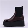 Marco Moreo Vale Stretch Toe Cap Boot - Burgundy Leather